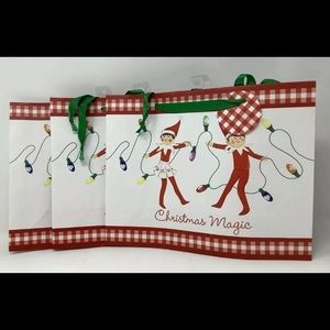 The Elf on The Shelf 4 Holiday Gift Party Bags NEW